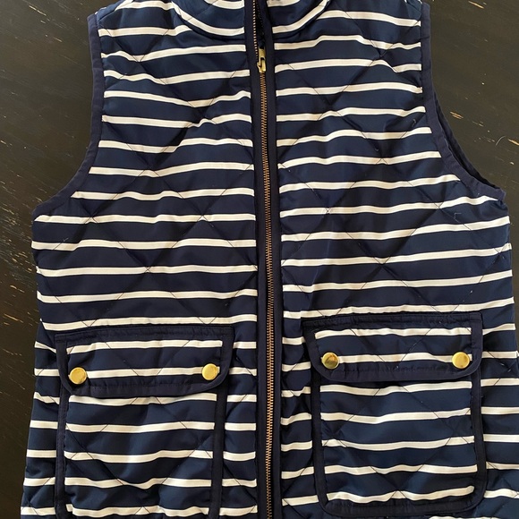 J. Crew Quilted Striped Excursion Vest - Picture 3 of 6